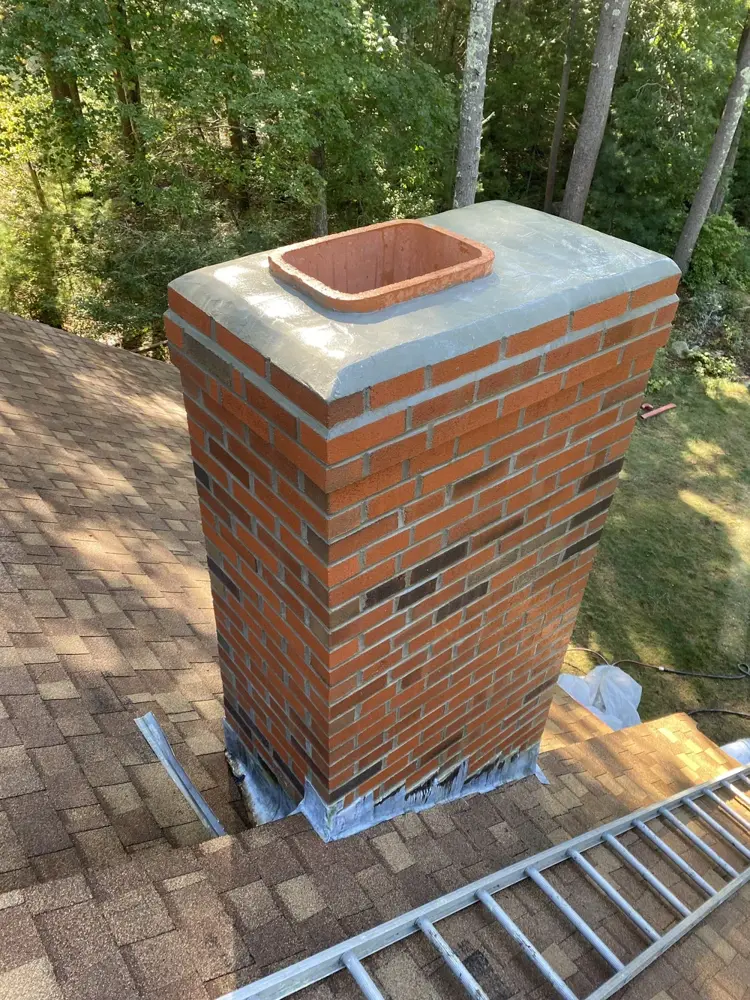 Brick chimney cap